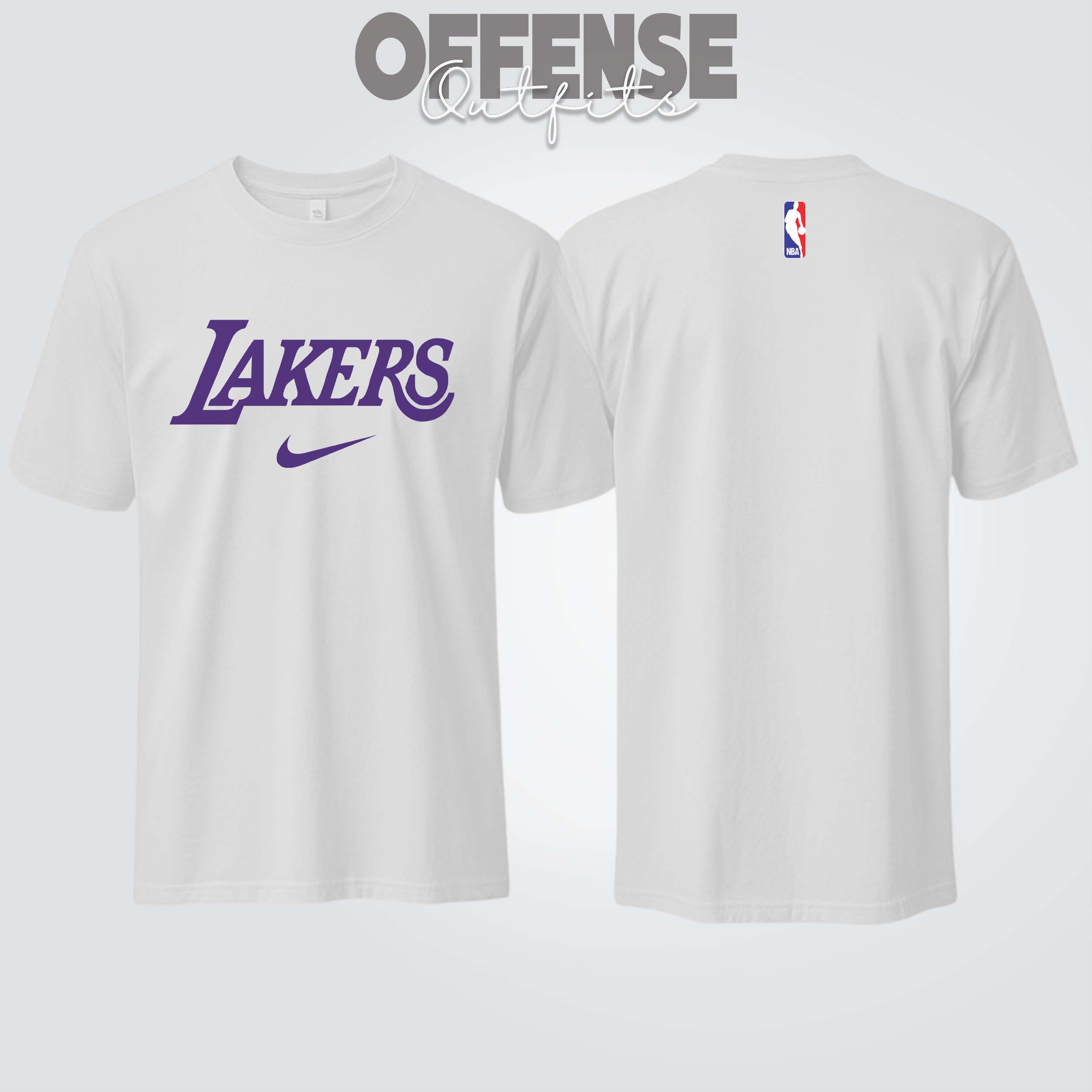 Lakers nike white
