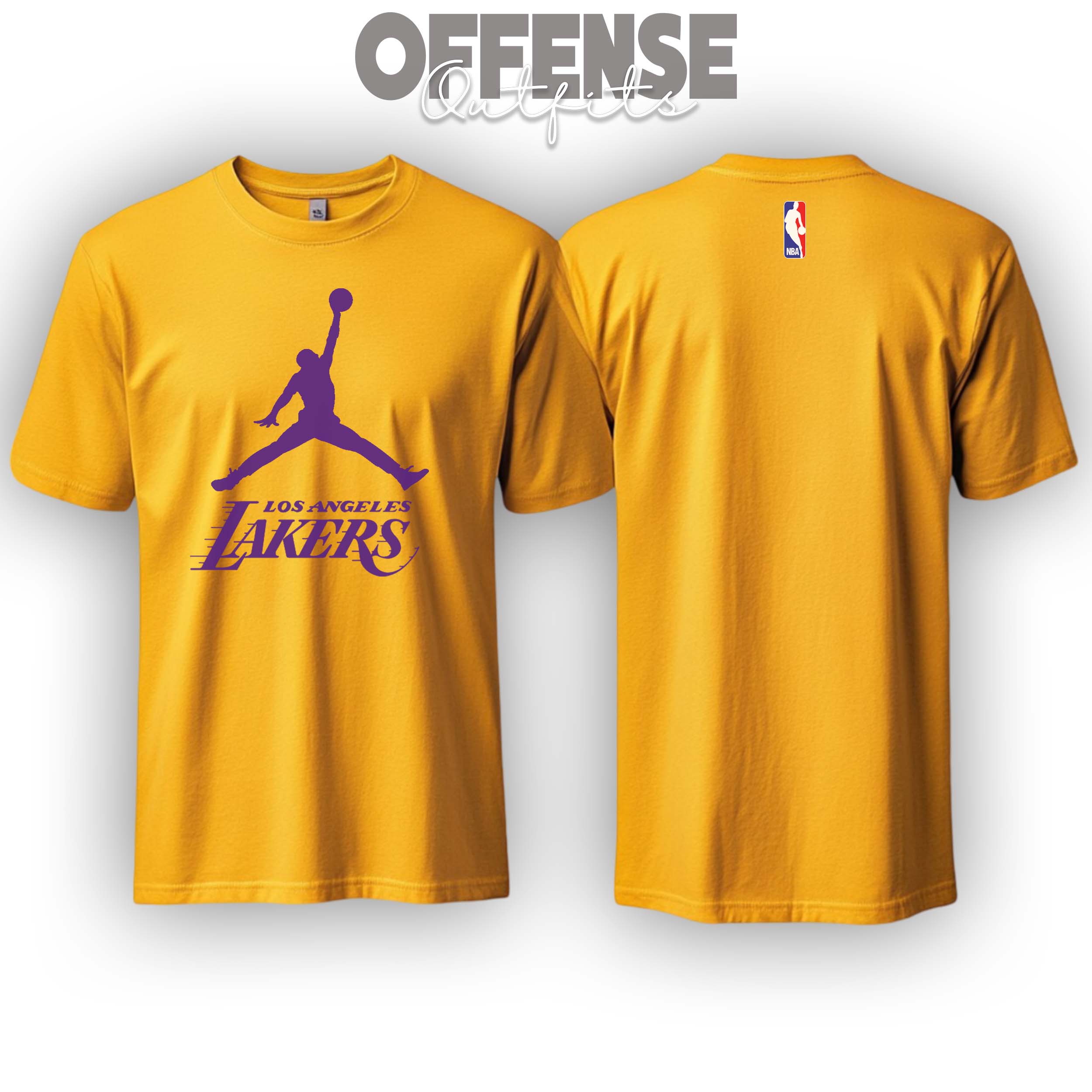 Lakers Jordan Jumpman Gold